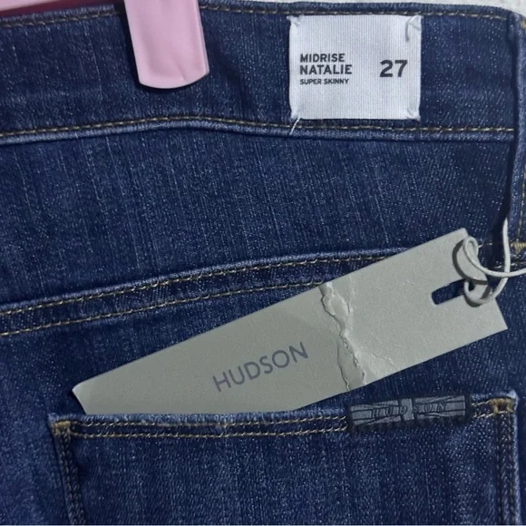 NWT HUDSON Natalie Midrise Skinny Jeans - 27 - Picture 8 of 8